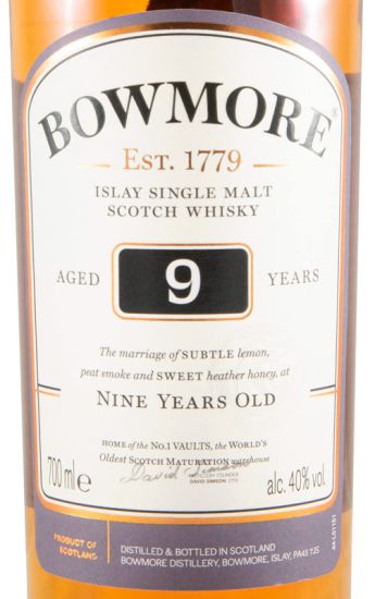 Bowmore 9 anos