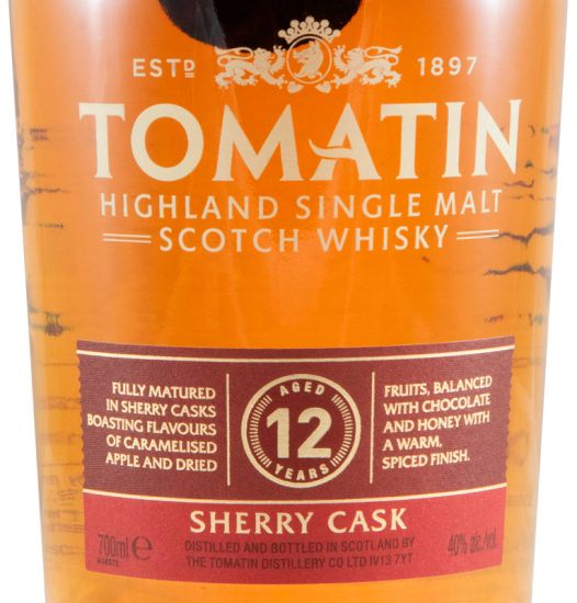 Tomatin Sherry Cask 12 anos