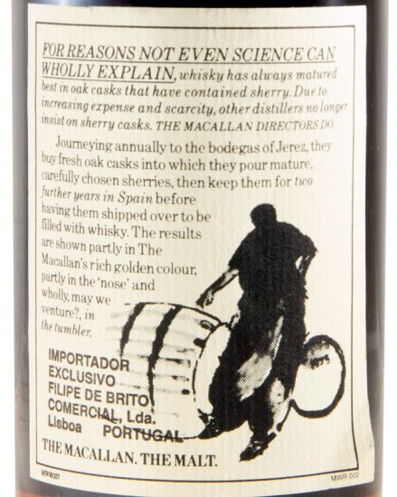 1974 Macallan Sherry Wood 18 anos
