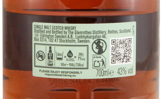 Glenrothes 15 anos