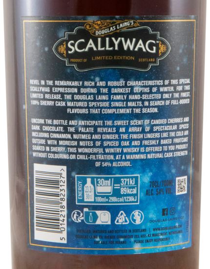 Douglas Laing's Scallywag The Winter Edition 2022 Cask Strength Edição Limitada
