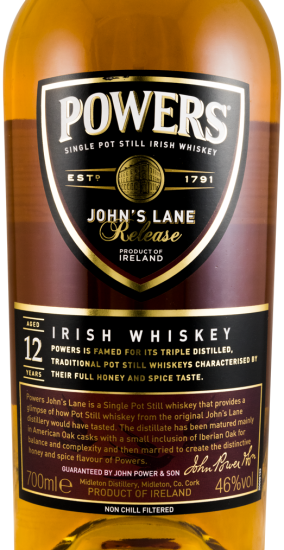 Powers John's Lane Release Single Pot Still 12 years