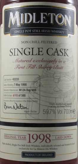 Midleton 1998 Single Cask