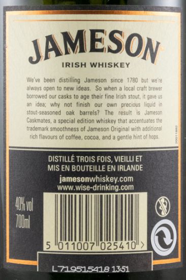 Jameson Caskmates Stout Edition Beer Barrels