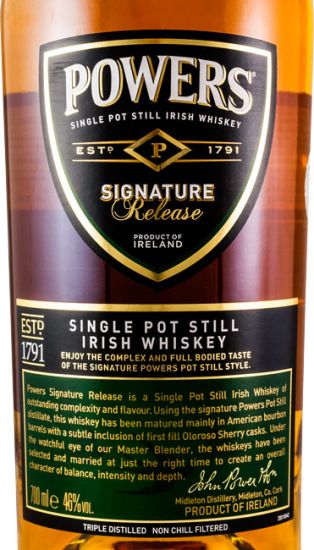 Powers Signature Release Single Pot Still