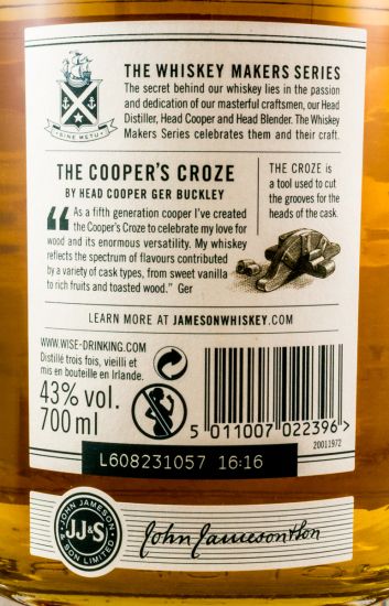 Jameson The Cooper's Croze