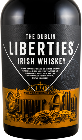 The Dublin Liberties Copper Alley Sherry Cask Finish Single Malt 10 anos