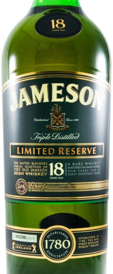 Jameson Limited Reserve 18 anos