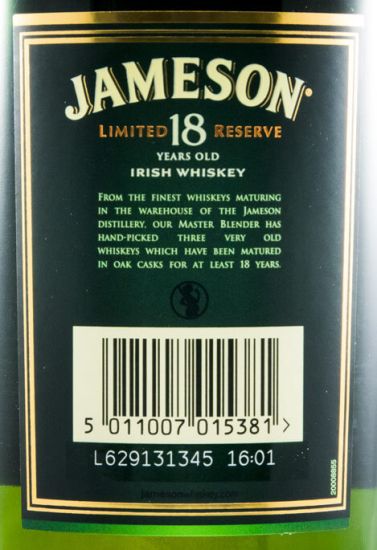 Jameson Limited Reserve 18 anos