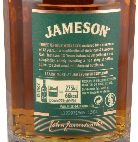 Jameson 18 anos