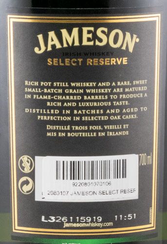 Jameson Select Reserve Small Batch