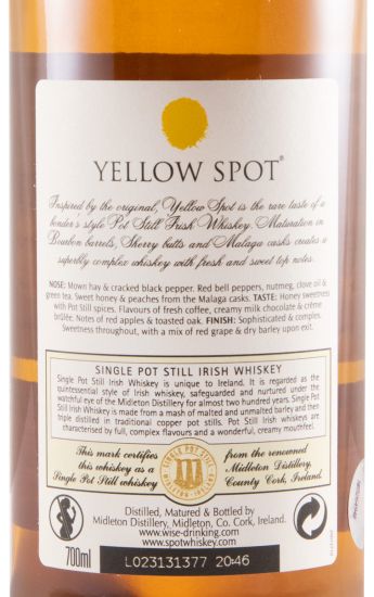 Yellow Spot Single Pot Still 12 years