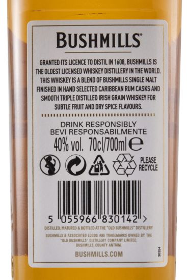 Bushmills Caribbean Rum Cask Finish