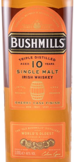 Bushmills Sherry Cask Triple Distilled 10 anos
