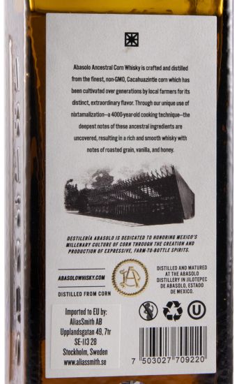 Abasolo El Whisky De Mexico Corn