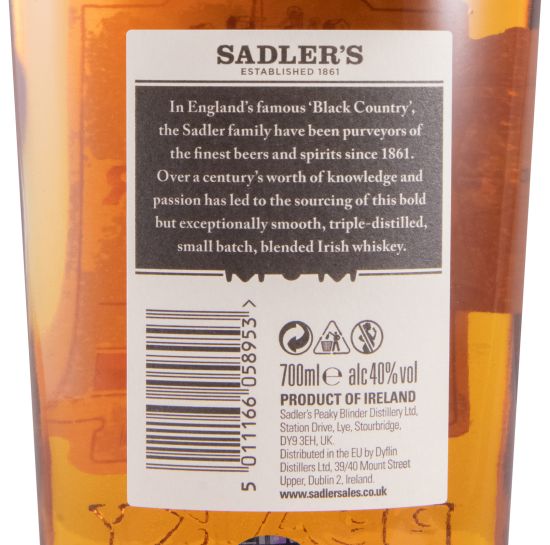 Peaky Blinder Blended Irish Whiskey