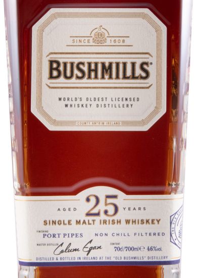 Bushmills Port Pipes 25 anos