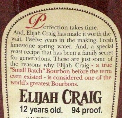 Elijah Craig 12 anos