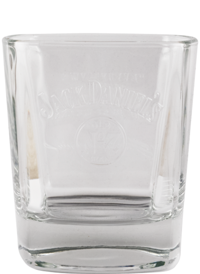 Jack Daniel's c/ 2 Copos (caixa em metal)