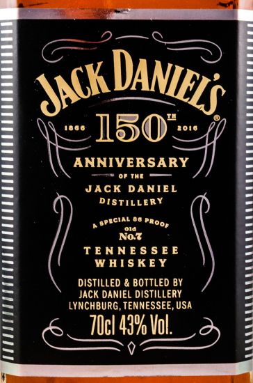 Jack Daniel's 150th Anniversary 70cl