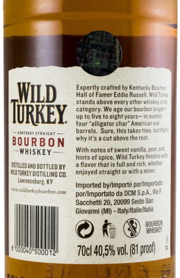 Wild Turkey Bourbon 81 Proof