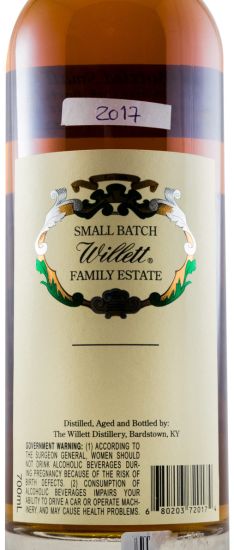 Willett 3 anos Small Batch Rye Cask Strength 55.2%