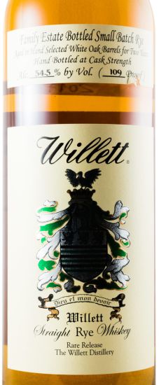2017 Willet Small Batch Rye Cask Strength 54.5%