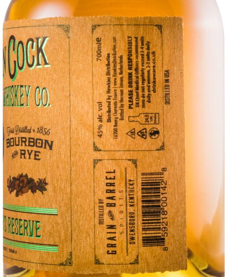 Chicken Cock Bootlegger's Reserve Bourbon Rye
