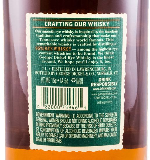 George Dickel Rye 1L