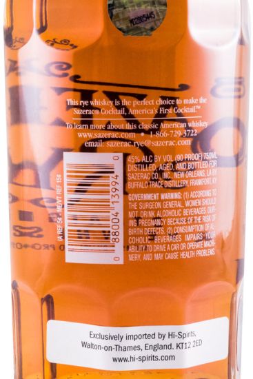 Sazerac Rye Straight