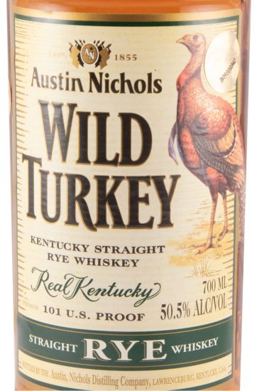 Wild Turkey Straight Rye 101 Proof (former label)