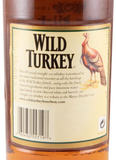 Wild Turkey Straight Rye 101 Proof (former label)
