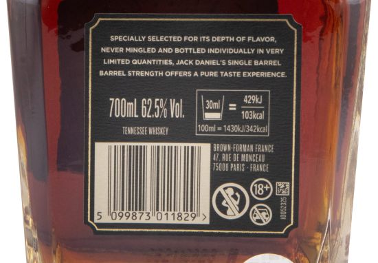 Jack Daniel's Single Barrel Strength 62.5%