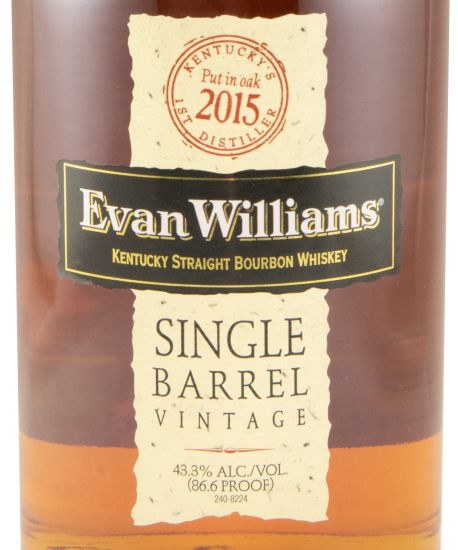 2015 Evan Williams Vintage Single Barrel
