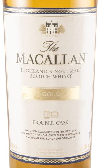 Macallan Gold Double Cask (damaged label)
