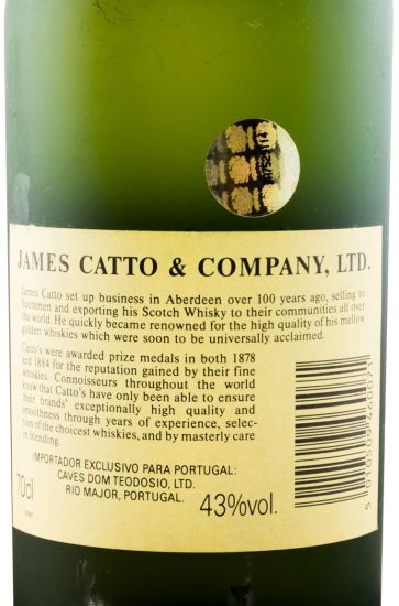 Catto's 12 years (former bottle)