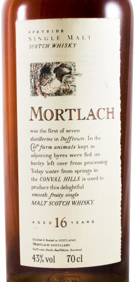 Mortlach 16 anos (garrafa antiga)
