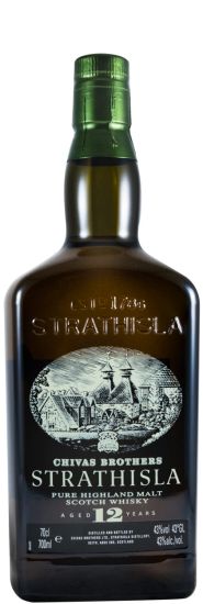 Strasthisla 12 years Old Label