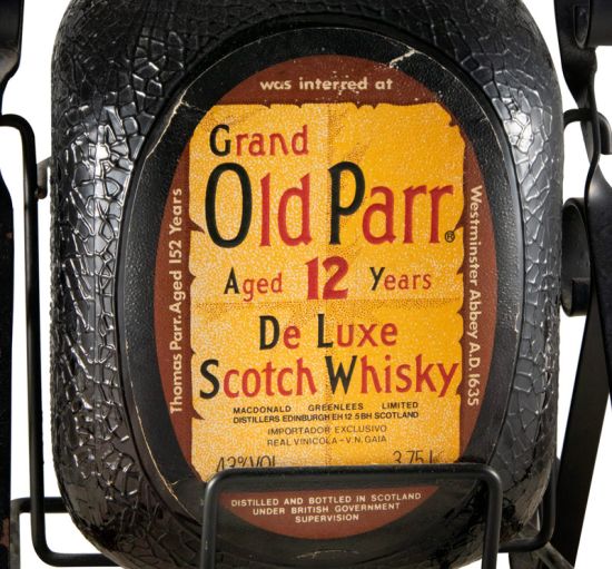 Grand Old Parr 12 anos (com suporte) 3,75L