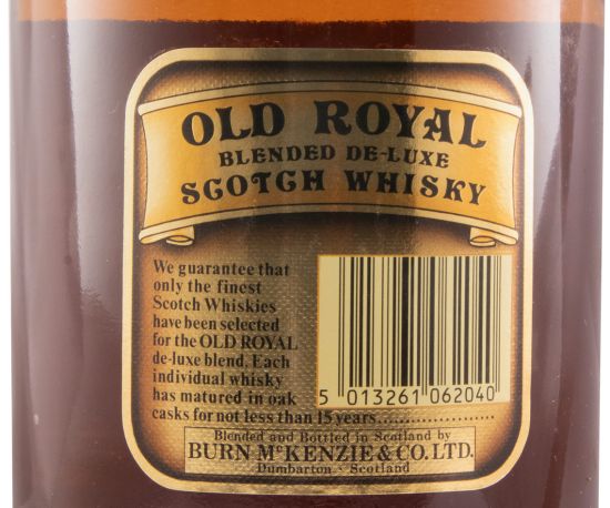 Burn Mckenzie Old Royal 15 anos 1L