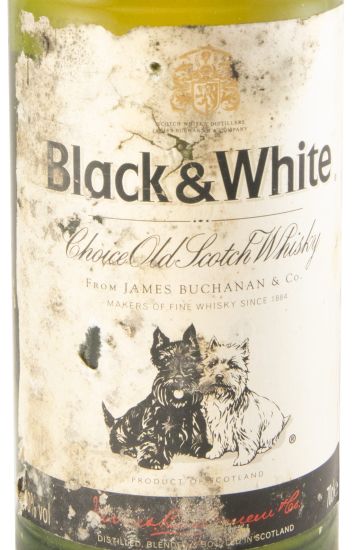 Black & White (rótulo antigo e danificado)