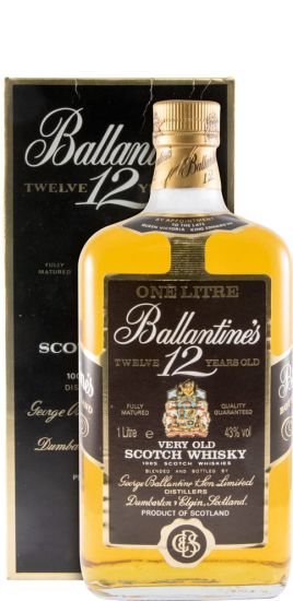 Ballantine's 12 anos (garrafa antiga) 1L