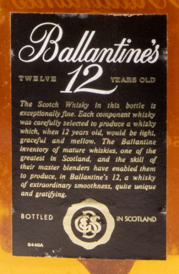 Ballantine's 12 anos (garrafa antiga) 1L