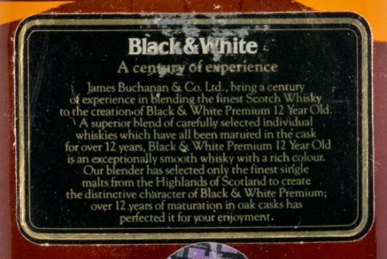 Black & White 12 anos Premium 1L