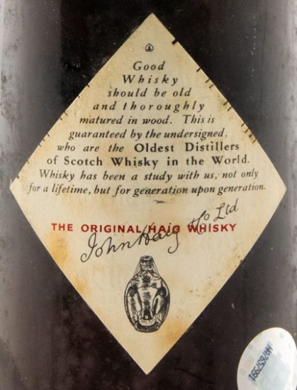 Haig Gformer label (slender bottle)