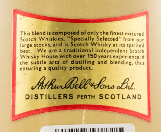 Bell's Specially Select (bell-shaped bottle) 37,5cl