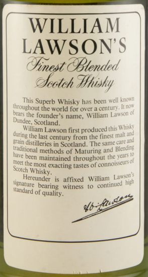 William Lawson's (slender bottle) 75cl