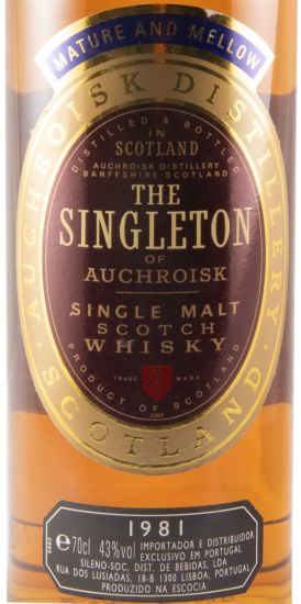 1981 The Singleton of Auchroisk