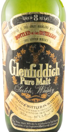 Glenfiddich 8 anos (garrafa redonda) 75cl