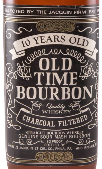 Jacquin's Old Time Bourbon Old Sour Mash 10 anos